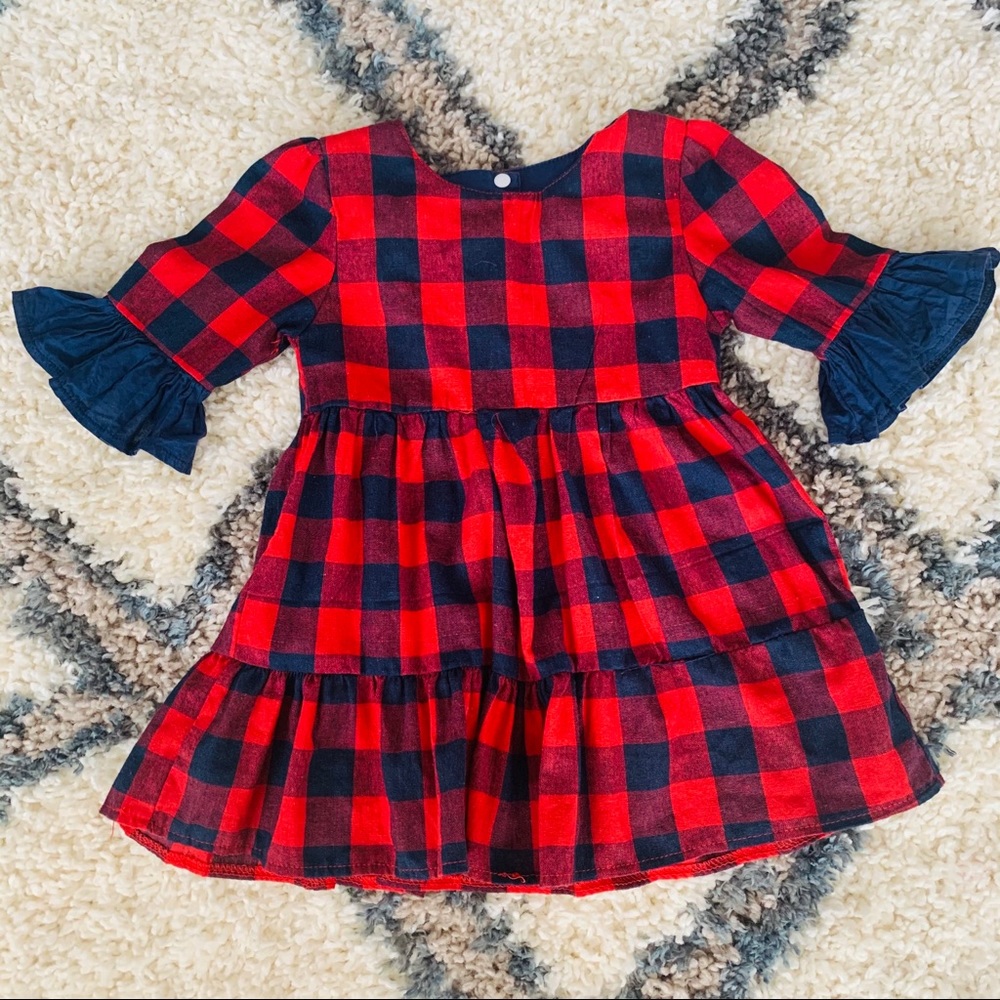Baby girl plaid dress